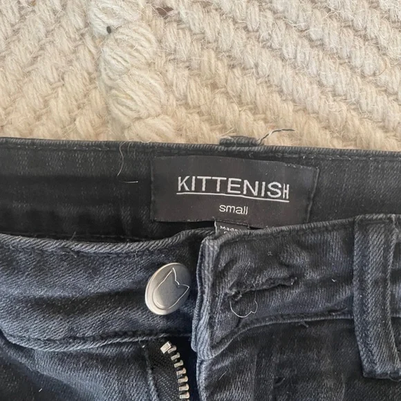 Kittenish Black Ripped Jeans - Picture 3 of 4